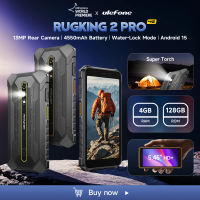 【World Premiere】Ulefone RugKing 2 Pro AI Rugged Phone Android 15 4G 128GB ROM Waterproof Smartphone NFC 5.45"4G Global 4550mA