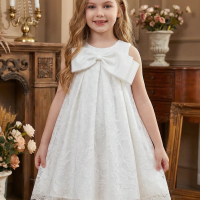 Elegant White Formal Lace Gown for Girls Designed for Special Occasions Including Weddings,Formal Dinners,Birthday Party Dress