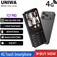 NEW UNIWA F27 PRO 4G 3.5Inch LTE Touch Screen Smartphone Android11 2GB+16GB Mobile Phone Google Store GPS Hebrew Arabic Keyboard
