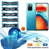 [EU/US/UK specifications]XIAOMI Redmi Note 10 pro 2400x1080 resolution 8GB +128GB fashion smart phone NFC