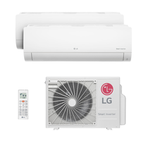 Ar Condicionado Multi Bi Split Hw Inverter Lg 2x9000 Btus Quente/Frio 220V Monofasico A2UW18GFA2.AWGZBRZ