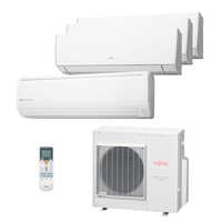 Ar Condicionado Multi Quadri Split Inverter Fujitsu 2x9000 + 1x12000 + 1x18000 Btus Quente/Frio 220V Monofasico AOBG36LBTA4