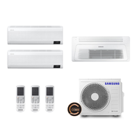 Ar Condicionado Multi Tri Split Samsung 2x9000 Btus Hw WindFree + 1x12000 Btus Cassete 1 Via WindFree Quente/Frio 220V Monofásico AJ068AXJ3KH/AZ