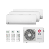 Ar Condicionado Multi Tri Split Inverter LG HW 24.000 Btus(3x Evap 9.000) Quente/Frio 220V Monofasico
