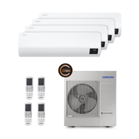 Ar Condicionado Multi Quadri Split Inverter Samsung 34.000 Btus (3 Evap 9000 e 1 Evap 18000) Quente/frio 220V Monofásico AJ100AXJ5KH/AZ