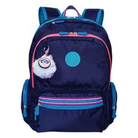 Mochila Grande 2 Compartimentos Paul Frank 21T04 Azul