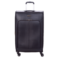 Mala de Viagem Grande com Rodas 360° Croco 4T - Preto