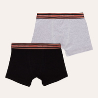 Kit de 2 cuecas boxer infantil Lupo multicor