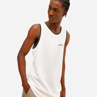Regata de algodão texturizada athletic club bicolor off white