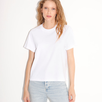 Camiseta classic feminina de algodão peruano mindset branca