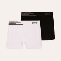 Kit de 2 cuecas infantis lupo colorido