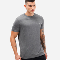 Camiseta masculina esportiva - cinza mescla escuro