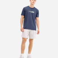 Camiseta masculina esportiva manga curta azul