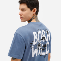 Camiseta masculina stitch born wild azul