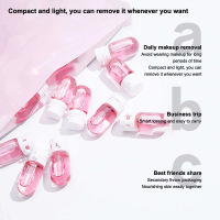 7/10/30pcs Portable Single Makeup Remover Oil Cleansing Oil Camellia Secondary Facial Cleanser Deep Gentle Cleansing Travel