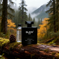 Wild Forest Leather Wood Parfum 3.3oz,Masculine Scent, Outdoor Adventure Aroma, Hiking Wear, Long Lasting for Nature Enthusiasts