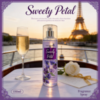 Parisian Petal Whisper Eau De Toilette, 150ml Long Lasting Fragrance, Sweet Pea Freesia Aroma for Parisian Evenings, Pear Notes