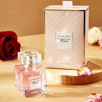 Women's Perfume, Sweet Floral Fruity Scent, Long Lasting EDT 50ml, Pink Glass Bottle with Silver Cap, Elegant Gift Box, Ideal Gift for Her
