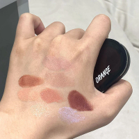 HERORANGE 2-In-1 Blush Highlight Contour Palette Matte Pearlescent Multi-Use Lip Eye Cheek Makeup