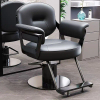 Professional Hair Salon Chair Hydraulic Lift Adjustable Recliner Barber Chair for Barbershop Beauty Spa