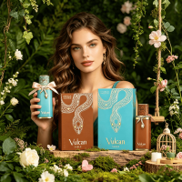 2026 Hot Fragrance World French Avenue Vulcan Collection (Vulcan Sable) 100ml Long-Lasting Citrus Vanilla Perfume