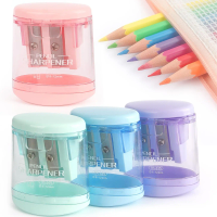 4-Pack Dual Hole Manual Pencil Sharpeners, Compact & Colorful for Kids School Office Use