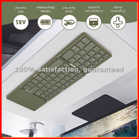 BO89T Bluetooth Wireless Folding Keyboard with Trackpad Rechargeable Mini Trifold Keyboard for IOS and-ABAM