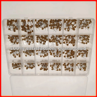24 Value x 20Pcs Ceramic Capacitor 10Pf-10Uf 24 Value x 20Pcs Ceramic Capacitor Matching Kit 1Uf 100Nf 330Nf 0.1Uf 50V-A68X