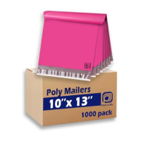1000 pcs 10x13 Inch Poly Mailers Shipping Envelopes, Strong Adhesive Sealing, Waterproof, and Tear-resistant Postal Mailing Bag