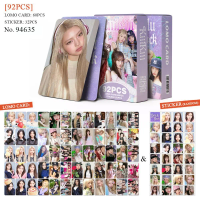 92Pcs/Set Idol Girl Group KIIIKIII New Album Delulu Pack Lomo Cards And Stickers Postcards Leesol Sui Jiyu Haum Kya Fans Gifts