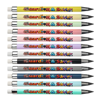 12pcs/24pcs Fire Truck Police Car Eternal Pencil Life Guardian Series Black Non Sharpening Eternal Pencil Sketch Pencil