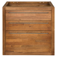 Gaveteiro 80 Cm 3 Gavetas Gourmet