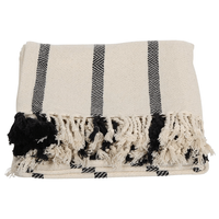 Manta Para Sofá 1,20 M X 1,80 M Boho Fringe