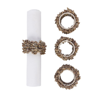 Argola Para Guardanapo Com 4 Conchas