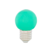Lâmpada Led Bolinha Verde 1w E27 220v Taschibra