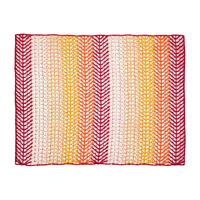 Lugar Americano 45 Cm X 35 Cm Bordado Filé Degradê