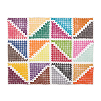 Lugar Americano Dobrável 46 Cm X 36 Cm Bordado Filé Guerreiro