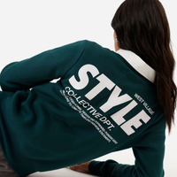 Blusa feminina de moletom west verde