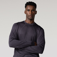 Camiseta Oxer Manga Long Flat Mescla - Masculina