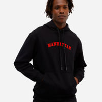 Blusão masculino de moletom com capuz manhattan preto