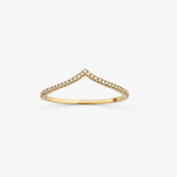 Anel com Diamantes em Ouro Amarelo 18k