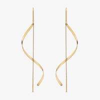 Brinco Fitas em Ouro Amarelo 18k