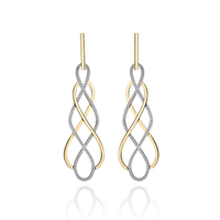 Brinco Pêndulo em Ouro Amarelo 18k