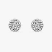 Brinco com Diamantes em Ouro Branco 18k