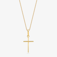 Pingente Cruz em Ouro Amarelo 18k