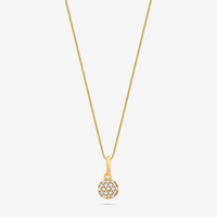 Pingente com Diamantes em Ouro Amarelo 18k
