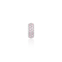 Charm Separador Cravejado em Prata 925