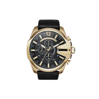 Relogio Diesel Masculino em Couro Preto