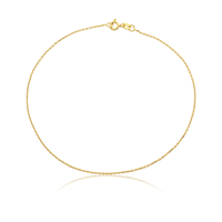 Tornozeleira Malha Cartier em Ouro Amarelo 18k - 24 cm