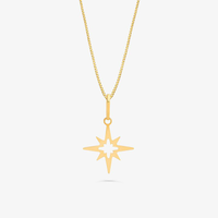 Pingente Estrela em Ouro Amarelo 18k